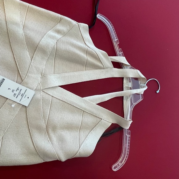 NEW BEBE Crisscross Bandage Dress - Picture 8 of 9